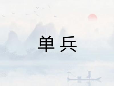 单兵