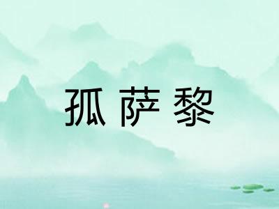 孤萨黎