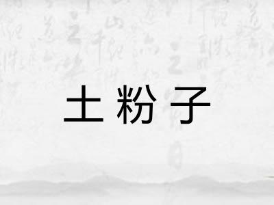 土粉子