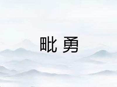 毗勇