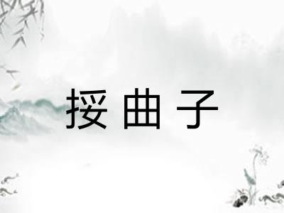 挼曲子
