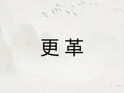 更革