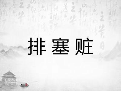 排塞赃