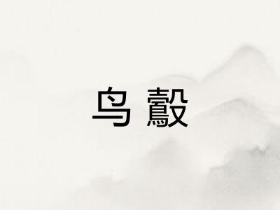 鸟鷇