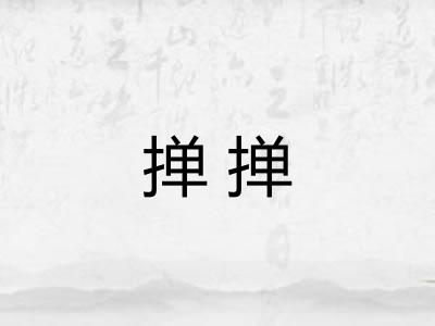 掸掸