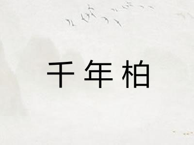 千年柏