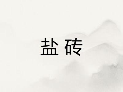 盐砖
