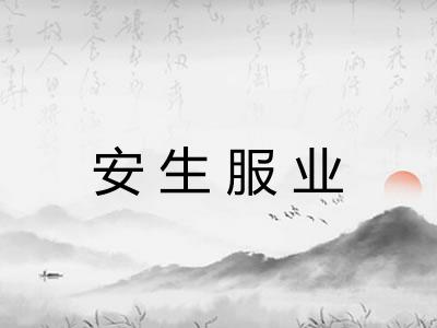 安生服业