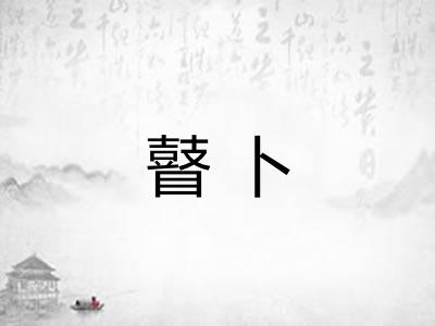 瞽卜