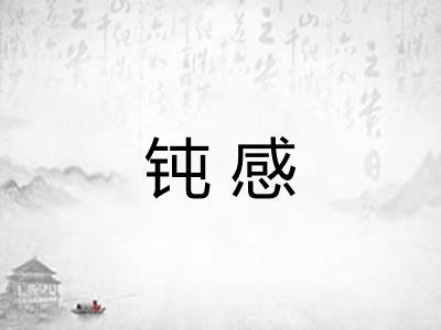 钝感