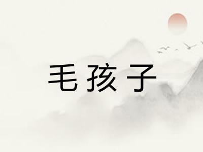 毛孩子