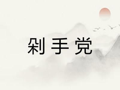 剁手党