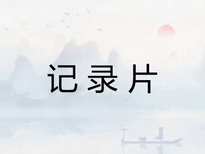 记录片