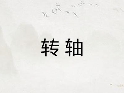 转轴