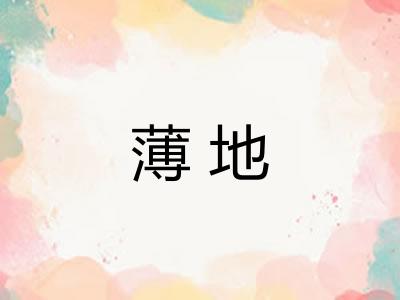 薄地