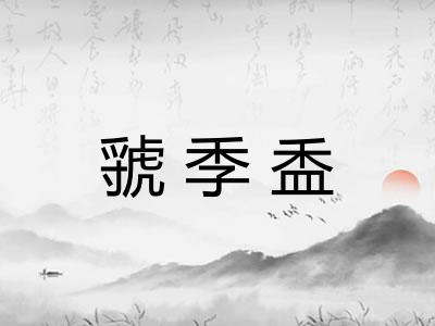 虢季盉