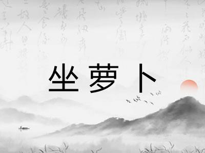 坐萝卜
