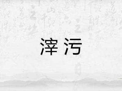 滓污