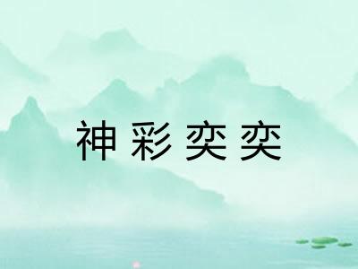 神彩奕奕
