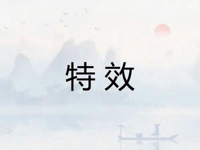 特效