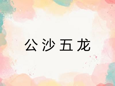 公沙五龙