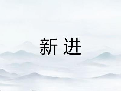 新进