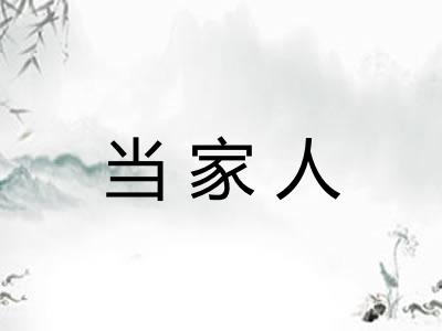当家人