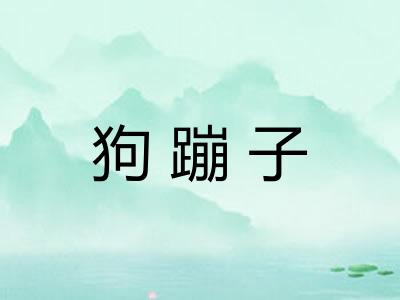 狗蹦子