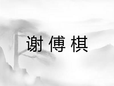 谢傅棋