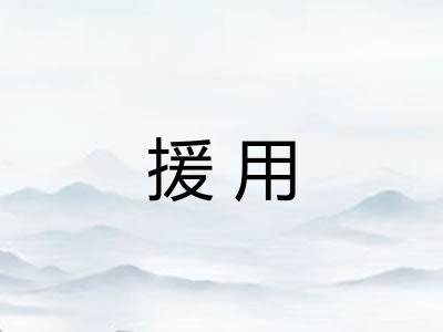 援用