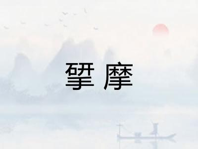 揅摩