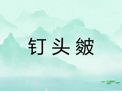 钉头皴