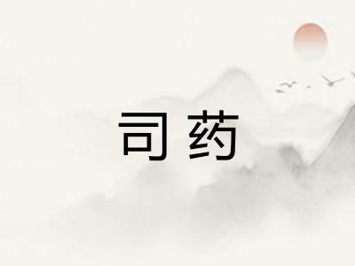 司药