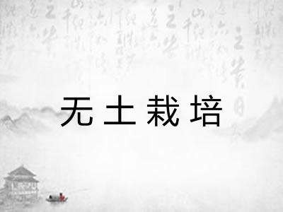 无土栽培