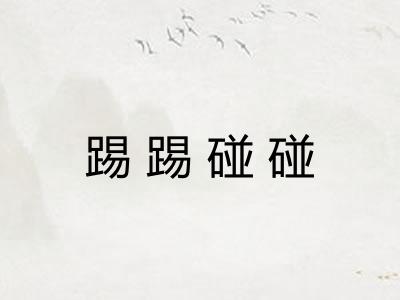 踢踢碰碰