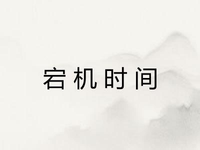 宕机时间