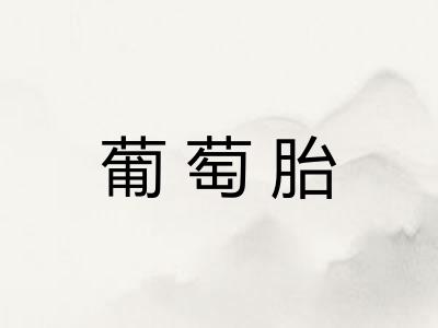 葡萄胎