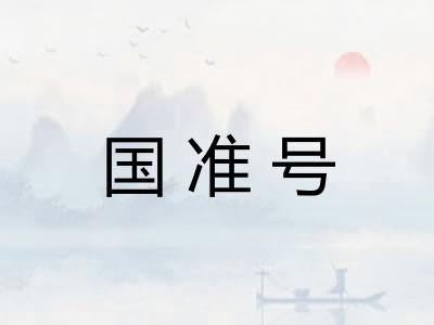 国准号