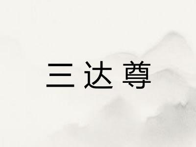 三达尊