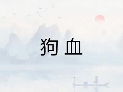 狗血