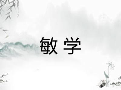 敏学