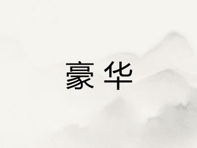 豪华