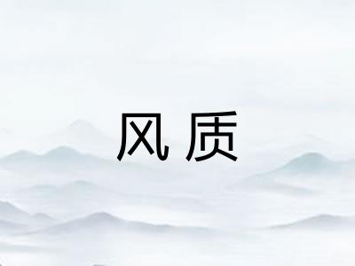 风质