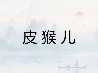 皮猴儿