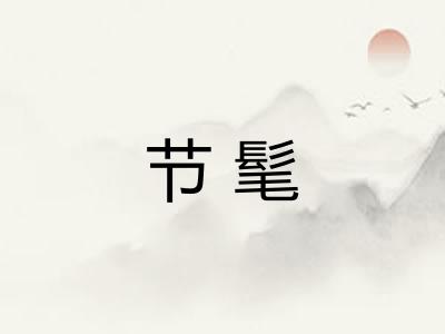 节髦