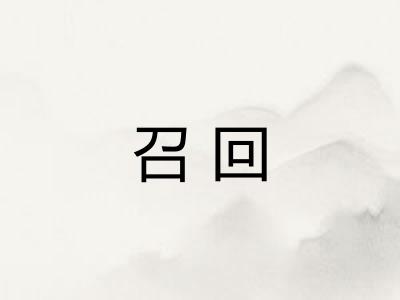 召回