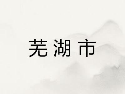 芜湖市