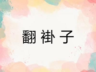 翻褂子
