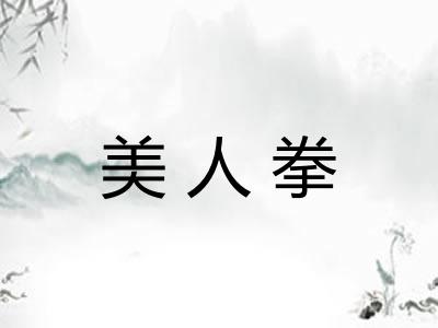 美人拳