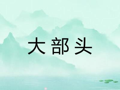大部头